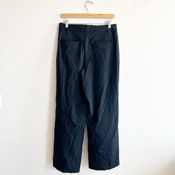 Everlane Wool Blend Black Trouser Pants - Picture 2 of 7